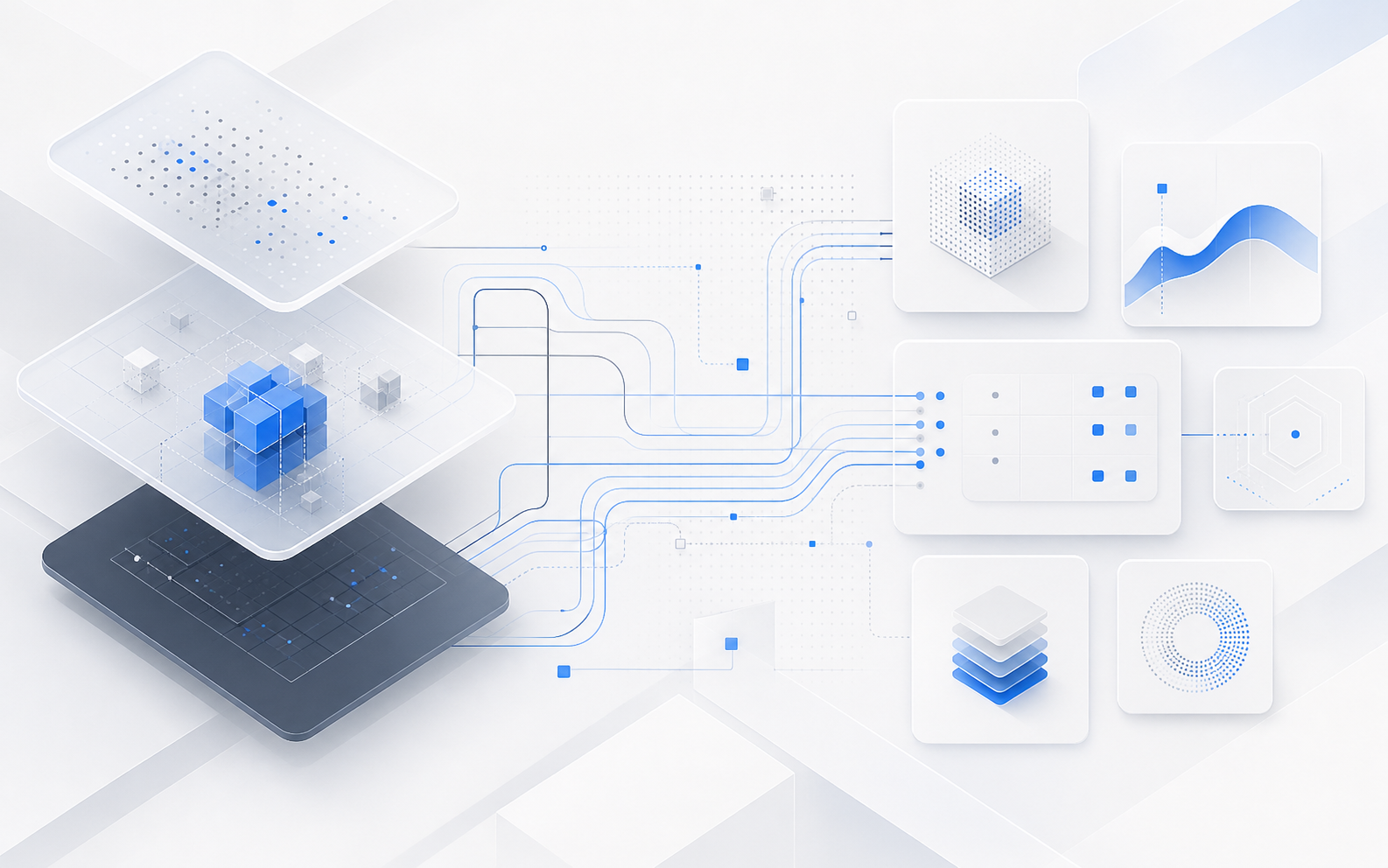 Abstract modular software infrastructure visual